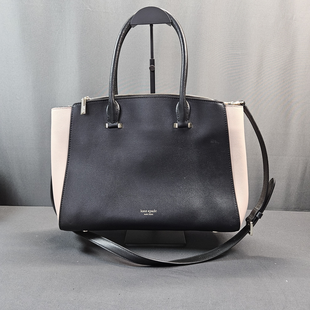 Kate Spade New York Sydney Medium Satchel Black/pink MSRP $298